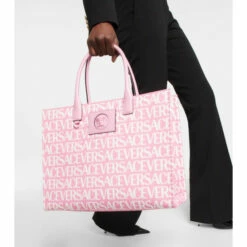 Versace La Medusa Canvas Tote Bag