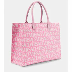 Versace La Medusa Canvas Tote Bag -Outlet Versace Store unnamed file 546