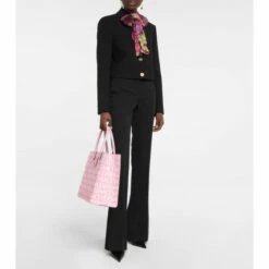 Versace La Medusa Canvas Tote Bag -Outlet Versace Store unnamed file 547