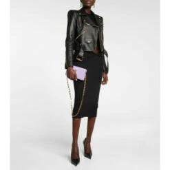 Versace Greca Goddess Leather Wallet On Chain -Outlet Versace Store unnamed file 551