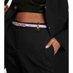 Versace Greca Medusa Leather Belt