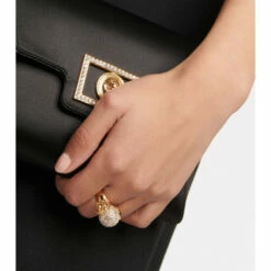 Versace Medusa Embellished Ring -Outlet Versace Store unnamed file 571
