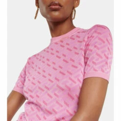Versace La Greca Jacquard Top 8 Versace La Greca Jacquard Top -Outlet Versace Store unnamed file 596