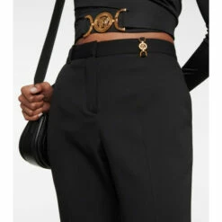 Versace High-rise Straight-leg Wool Pants 9 Versace High-rise Straight-leg Wool Pants -Outlet Versace Store unnamed file 620