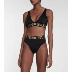 Versace Logo Bikini Bottoms