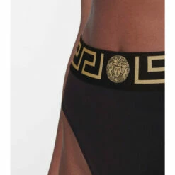 Versace Logo Bikini Bottoms -Outlet Versace Store unnamed file 634