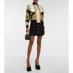 Versace Medusa Aevitas Satin Platform Pumps