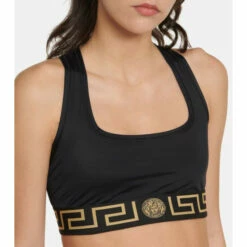 Versace Greca Racerback Sports Bra -Outlet Versace Store unnamed file 696