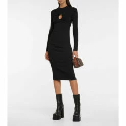 Versace Intrico Leather Platform Ankle Boots