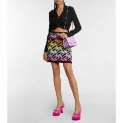 Versace Medusa Biggie Satin Mules