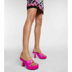 Versace Medusa Biggie Satin Mules -Outlet Versace Store unnamed file 771