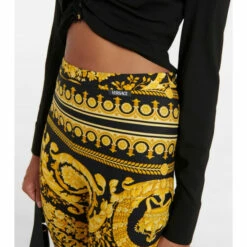 Versace Barocco Mid-rise Leggings -Outlet Versace Store unnamed file 787