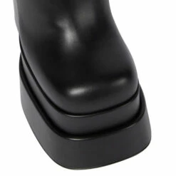 Versace Leather Platform Knee-high Boots -Outlet Versace Store unnamed file 819