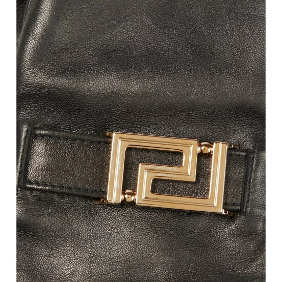 Versace Greca Leather Gloves 3 Versace Greca Leather Gloves