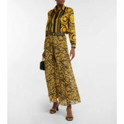 Versace Barocco Silk Twill Shirt