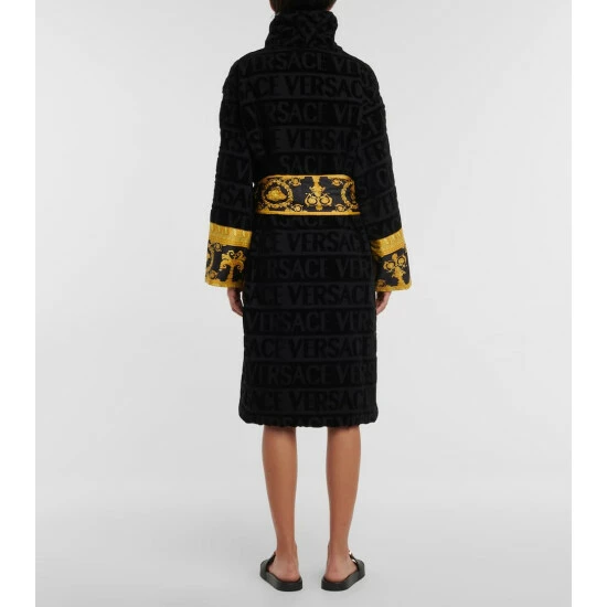 Versace Barocco Cotton Bathrobe 3 Versace Barocco Cotton Bathrobe - Image 2
