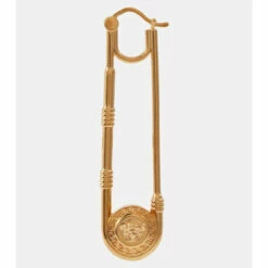Versace Safety Pin Earrings