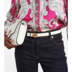 Versace Medusa Biggie Leather Belt