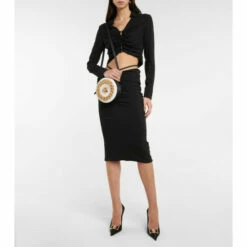 Versace La Medusa Leather Camera Bag -Outlet Versace Store unnamed file 925