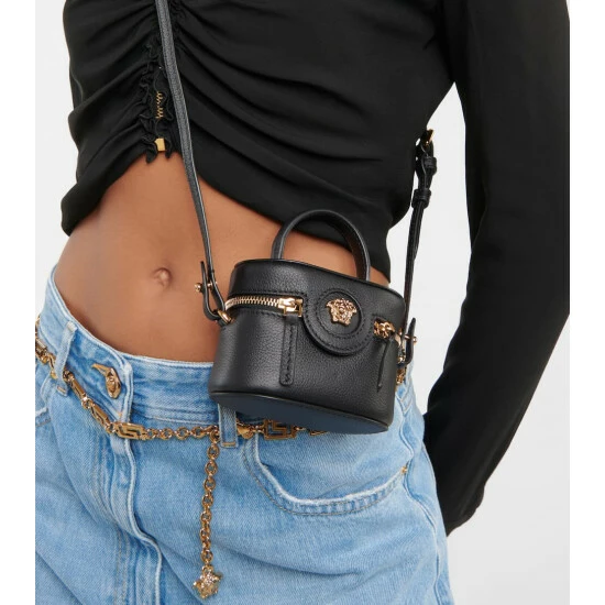 Versace La Medusa Mini Leather Shoulder Bag 3 Versace La Medusa Mini Leather Shoulder Bag