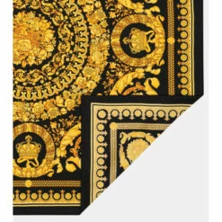 Versace Barocco Silk Twill Scarf -Outlet Versace Store unnamed file 970
